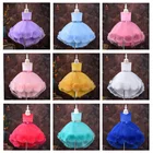 Girls Yoliyolei Kid Clothing Dress Party Easter Kinderkleidung Eid Al-fitr 8 Years Old Girls Baptism Dresses