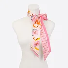 Shawl Scarf Custom Design Digital Satin Shawl Scarves Wholesale 100% Silk Scarf Custom Printing
