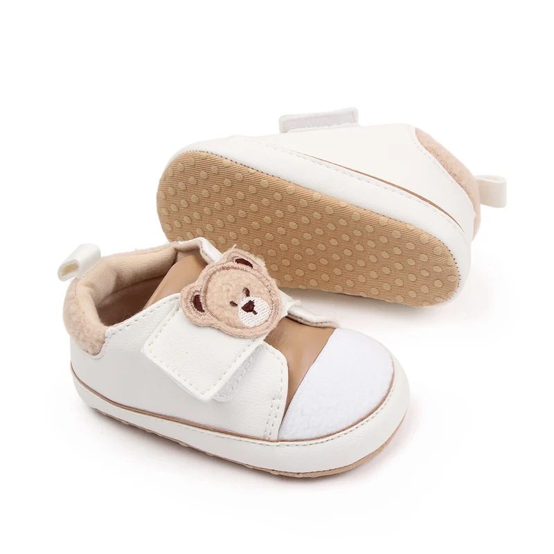 Spring&autumn Color Cartoon Animal Soft Bottom Infant Shoes for Baby Boys and Girls supplier