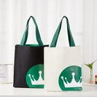 School Bag Promotion Custom Printed Reusable Cotton Canvas School Backpack Washable Canvas Shopping Bag