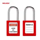 Safety Padlock Ce Certification High Quality Custom Colors Avaliable Plastic Safety Padlock