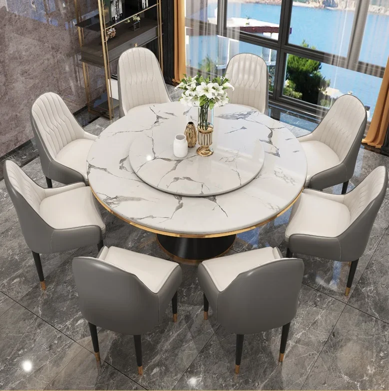 Nordic Dining Tables Marble Round Dining Table Black White Marble Dining Room Table