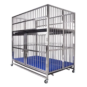 Stackable and Assembled Multi layer Pet Stainless Steel Dog Cage with Tray