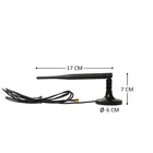 Wifi Antenna External 7dBi Wide Band 5150-7500MHz Indoor WIFI 6E Antenna External WIFI 6 Antenna