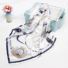 Good China Manufacturer Silk Satin Scarf Women Good Quality Silk Scarf Women Printed Satin