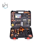 Tools Kits 117PCS Multifunctional Tools Set Electric Household Cordless Power Drill Kits Toolbox