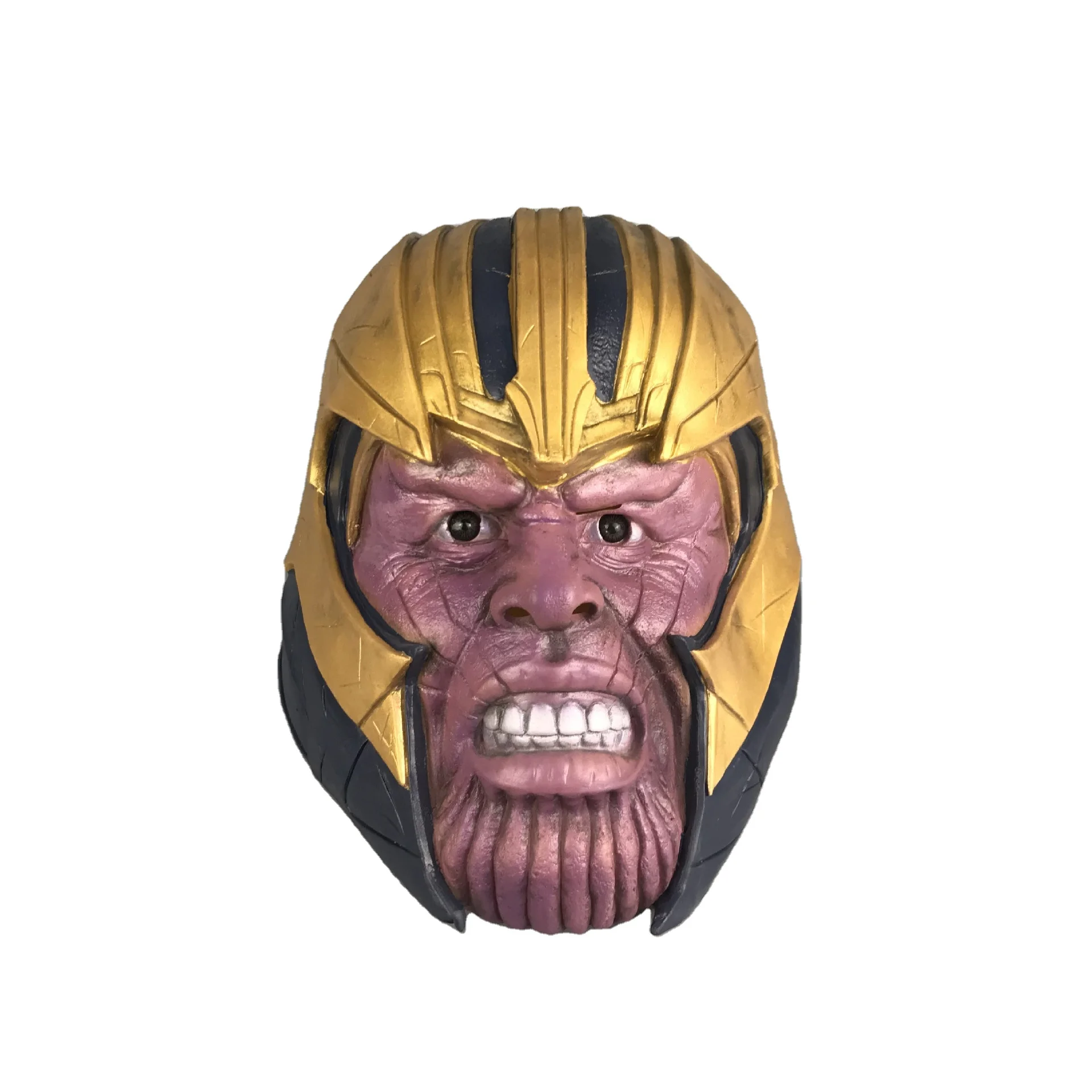 2019 Avengers Endgame Thanos Cosplay Mask Props Full Face Latex Halloween Helmet 