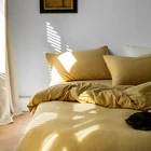 Factory Direct Supply Comfortable And Breathable Simple Sustainable Knit 100% Cotton Bed Kit