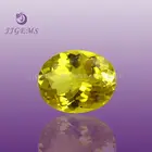 Rough Gemstone Yellow Glass Rough Synthetic Gemstone For Jewelry