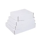 New Arrival Custom Logo Printed Flat Packing Box Whole White Mailing Box For Packing