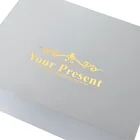 Gift Custom Logo Large White Magnetic Folding Packaging Gift Box Clothing Box For Packing L-21