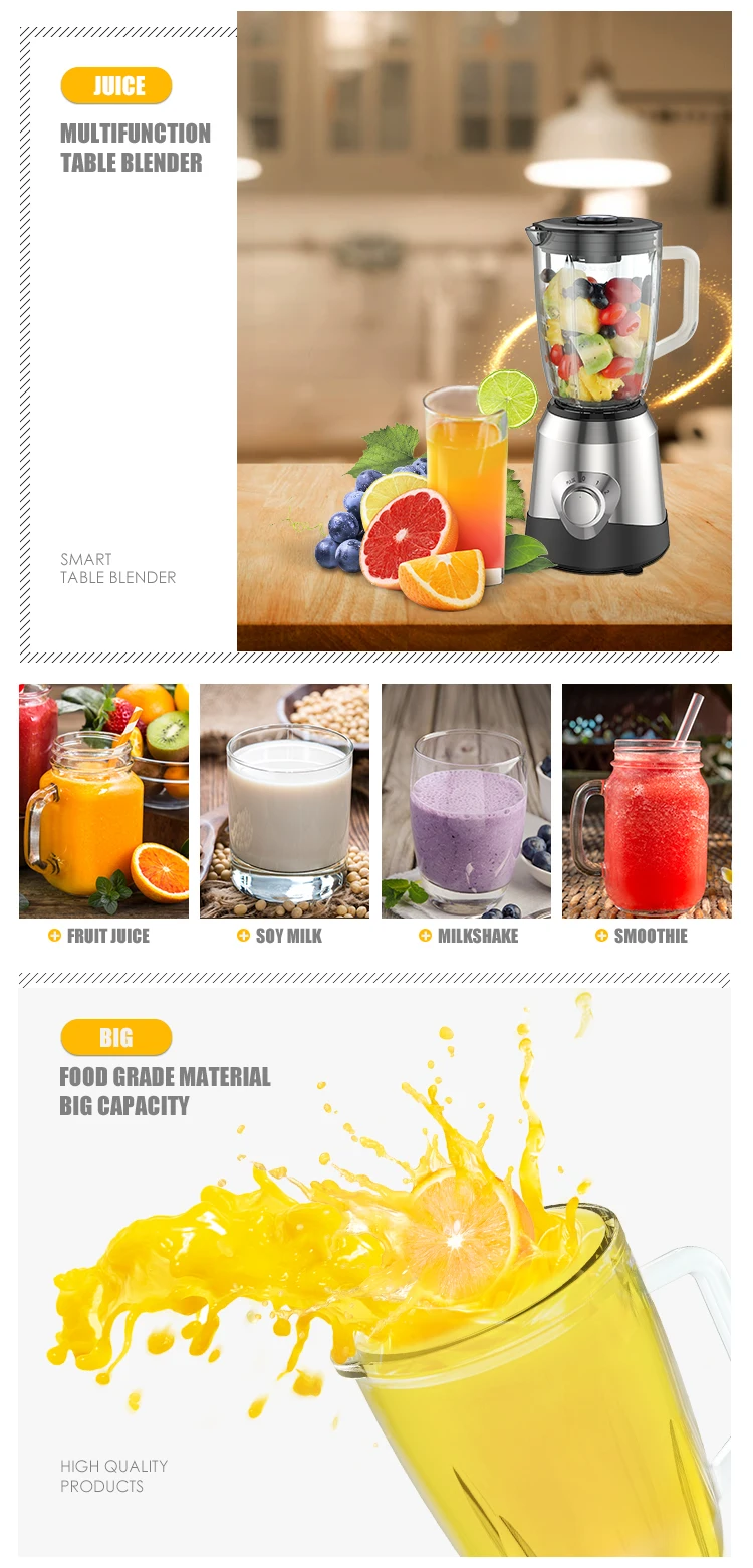 1.8L High Performance Professional Nutrition Commercial Blender for restaurant