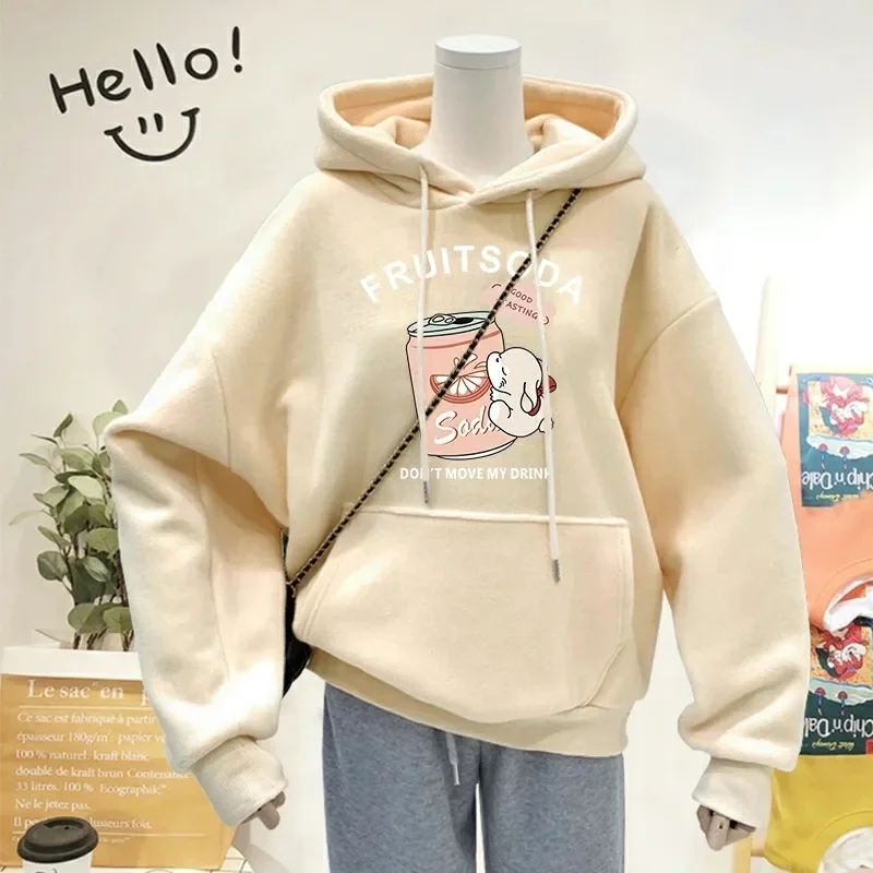 Wholesale high quality puffs printed alphabet hooded sweatshirts Street wear heavy pullovers women's hoodies