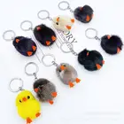 Amazon Dancing Girl Shaped Cute Car Small Ornament Mink Fur Handbag Monster Fur Best Keychain