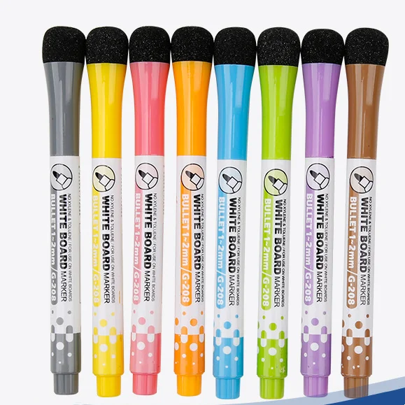 High Quality Multicolor Non-toxic Daily Office Magnetic Adsorbability Markers Set White Board Marker