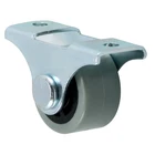 Gray Color Wheel Black Gray Color Rigid Caster 25mm Light Duty Castor Wheel
