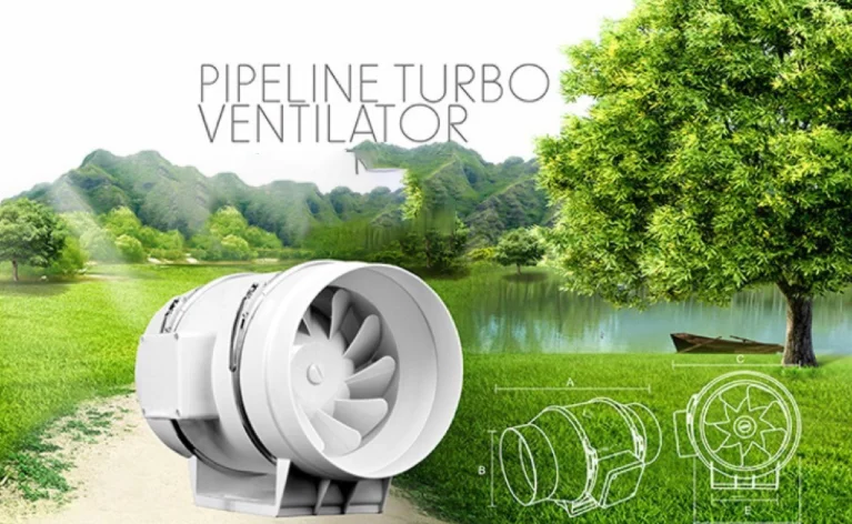 Flow Pvc Duct Fan, Ceiling, Plastic, 220V - detail 2