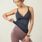 Vest Woman Woman Crop Vest Crop Gym Basic Exercise Vest Workout Shirt Sexy Long Woman Fitness Tank Top