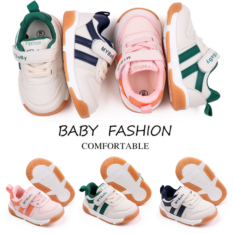 Spring and Autumn Mesh Breathable Toddler Shoes Boys Soft Soled Functional Shoes for Children manufacture