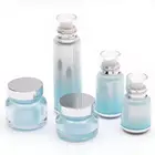 Cosmetic Jar Hot Sell White Round Double Wall Cosmetics Acrylic Jar Luxury Airless Bottle
