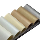 Custom Printed Faux Leather Pearly-lustre PU Synthetic Leather Product Fabric for Handbag Sofa Upholstery