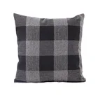 Linen Linen Cream Pillow Cover Low MOQ Wholesale Designer Modern Decorative Plaid Farmhouse Country Cushion Cover