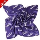 Scarf Factory Scarf OEM ODM Custom Logo 100% Silk Scarves Company Logo Women Digital Printing Satin Silk Scarf