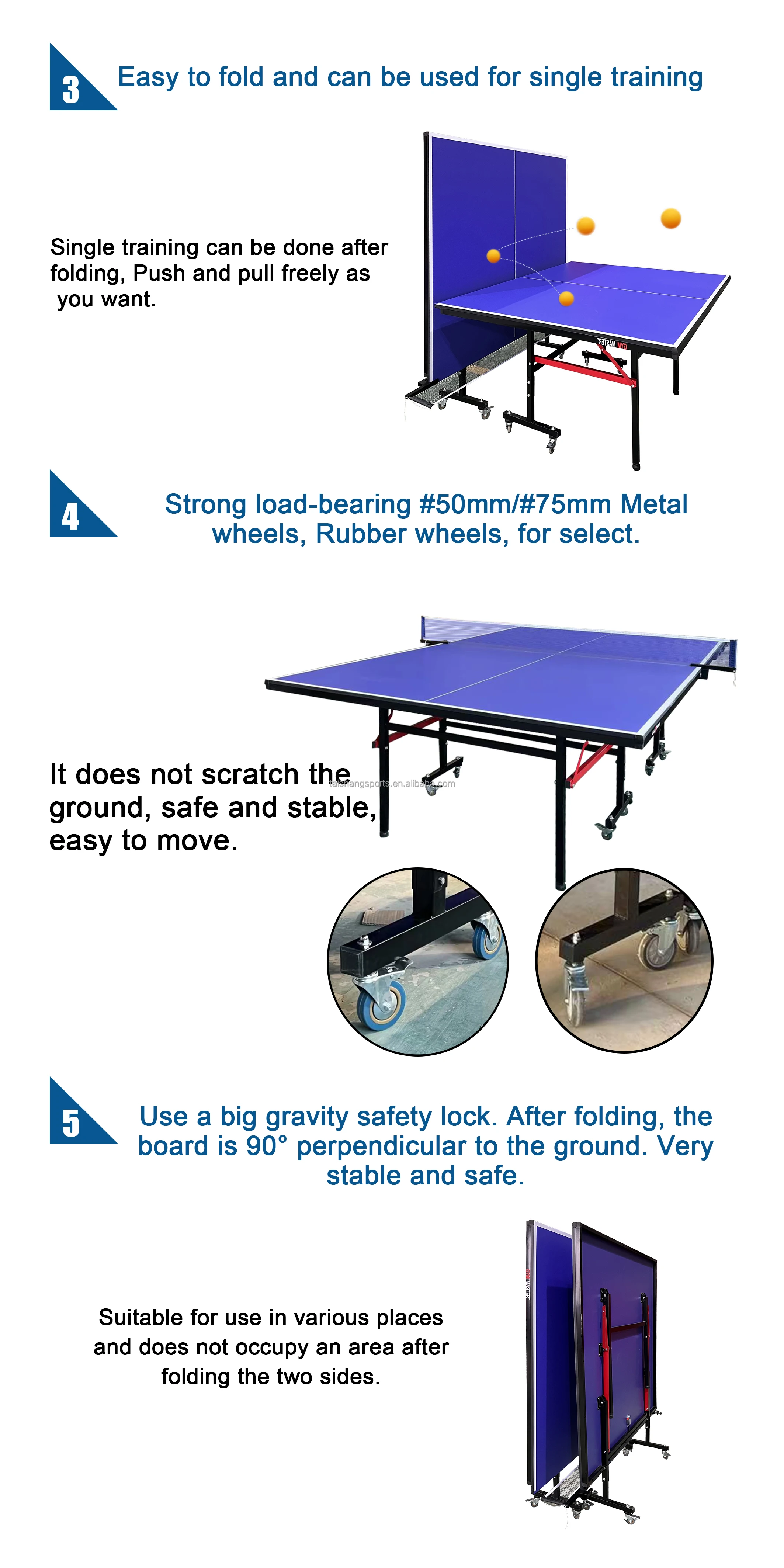 国际标准尺寸乒乓球桌室内乒乓球桌可折叠移动