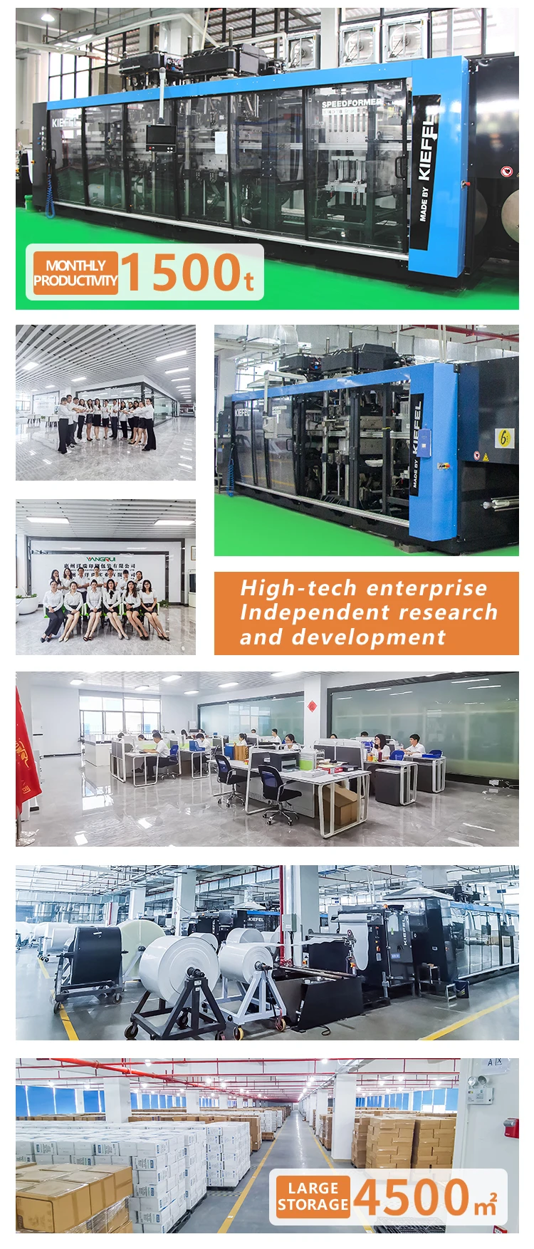 Stackable Microwave Plastic 4 Compartment Food Containers Disposable Take Out Containers