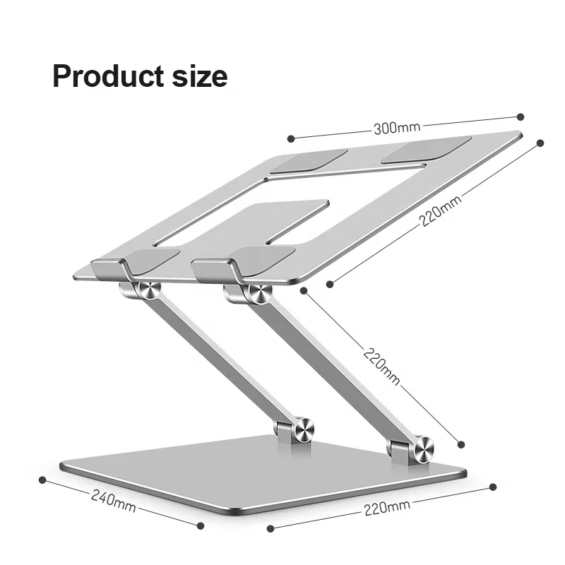 Low Price New Design Aluminium  Laptop Stand Holder Cheap Computer Table Laptop