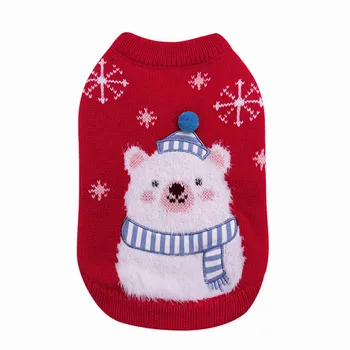 Outnet Dog Clothes Factory Price Hot Selling Graphic Sweater High-end Luxury Dog Sweater Designer Dog Cat Christmas Costumes