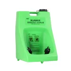 Green Gravity Fed 8 Gallon 30L Portable ABS Plastic Eye Wash Station For Lab Places Without Water Source