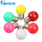 Lights Bulb Rgb Led Top Factory Wholesale 6 Colors Christmas Lights G45 Bulb 0.5w 1w Pc Cover Rgb Global Led Bulb