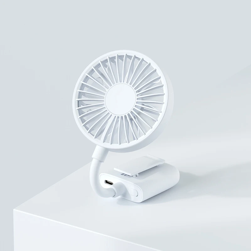Rechargeable Mini Clip Fan, USB, Portable - detail 2