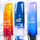 Glass Shield Trophy Trophies Manufacturer Wholesale Sublimation Latest Award Trophy Soccer Custom Crystal Trophy