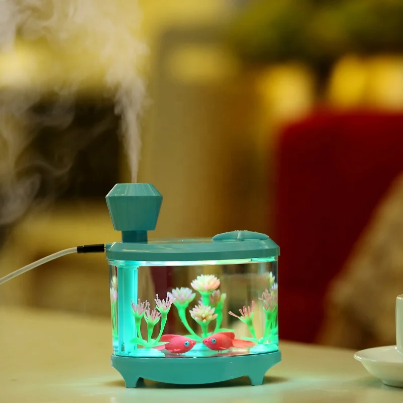 Dropshipping Fish Tank Aroma Oil Diffuser Cool Mist Ultrasonic Humidifiers