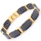 Jewelry Simple Ceramic Tungsten Steel Bracelet Men's Titanium Steel Radiation-Proof Jewelry BRM-01