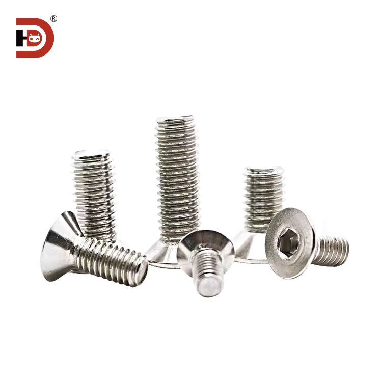 Stainless Steel Screw Cross Countersunk Head Machine Screw Fastening Accessories Machine Tooth Screw Flat Head Bolt M4/M5/M6/M8 details