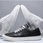 Shoes Hot-selling Men's Fashion White Color Full Grain Leather Casual Shoes Walking Style Shoes