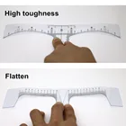 Eyebrow Eyebrow Hot Sale Eye Brow Positioning Measurement Disposable Nose Bridge Eyebrow Ruler