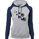 Women's Long Women's Hoodies Long Sleeve 95% Cotton 5 Spandex Logo Printing Clothing Factory Rapid Customization