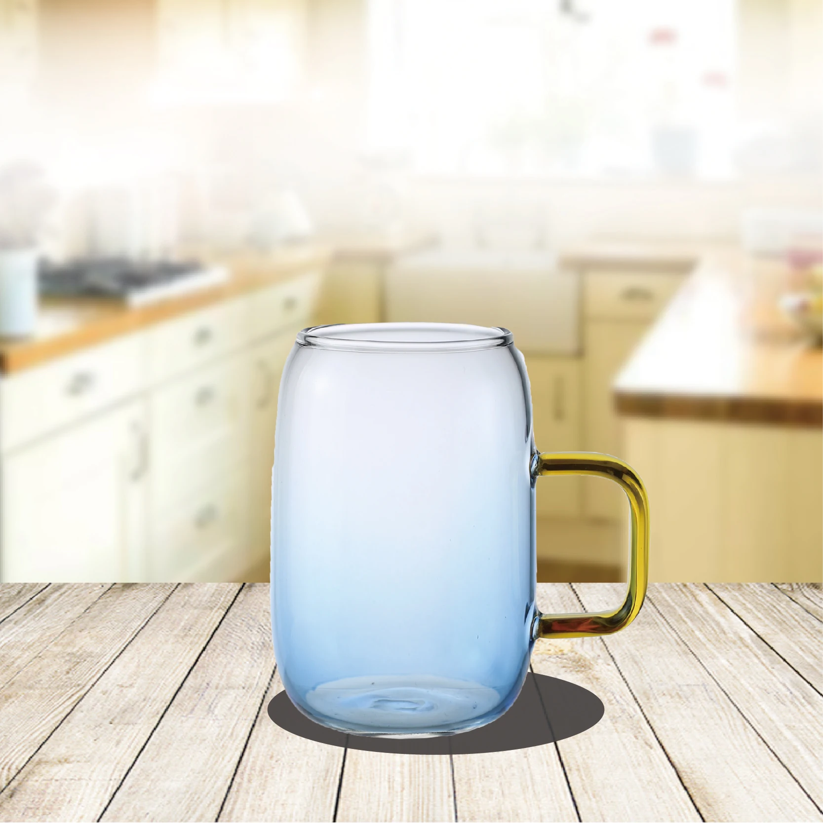 Popular  heat resistant high borosilicate glass mug glass tea cup