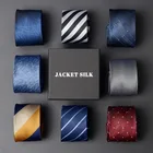 Tie Ties Formal Silk Woven Tie Men Wedding Ties Stripe Fashion Mens Formal Gravata Neckties Silk Ties