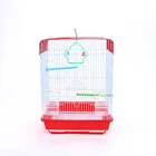 Parrot Amazon Hot Sale Iron Large Parrot Breeding Portable Canary Cage Small Bird Cage