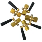 Cock China Supply 1/4 3/8 1/2 BSPT Brass Gauge Cock