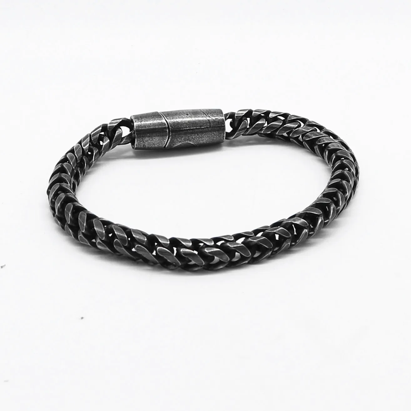 Magnetic Bracelet Magnet Vintage Black Do Old Titanium Steel Bracelet Magnet