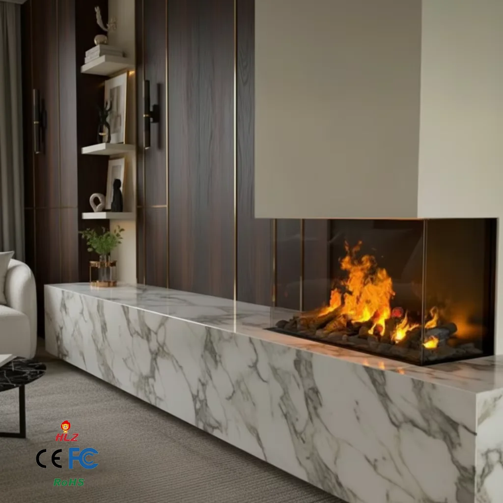 Electric Fireplace, Wall, 3D - detail 18