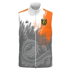 Warm Vests Manufacturing Sublimation Printing Sleeveless Zipper Warm Padded Jackets Customize Men Winter Vests Top Coats