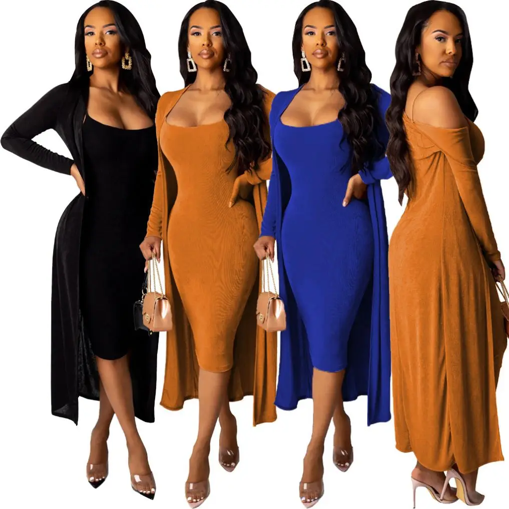 Women Clothing Velvet Long Maxi Dresses 