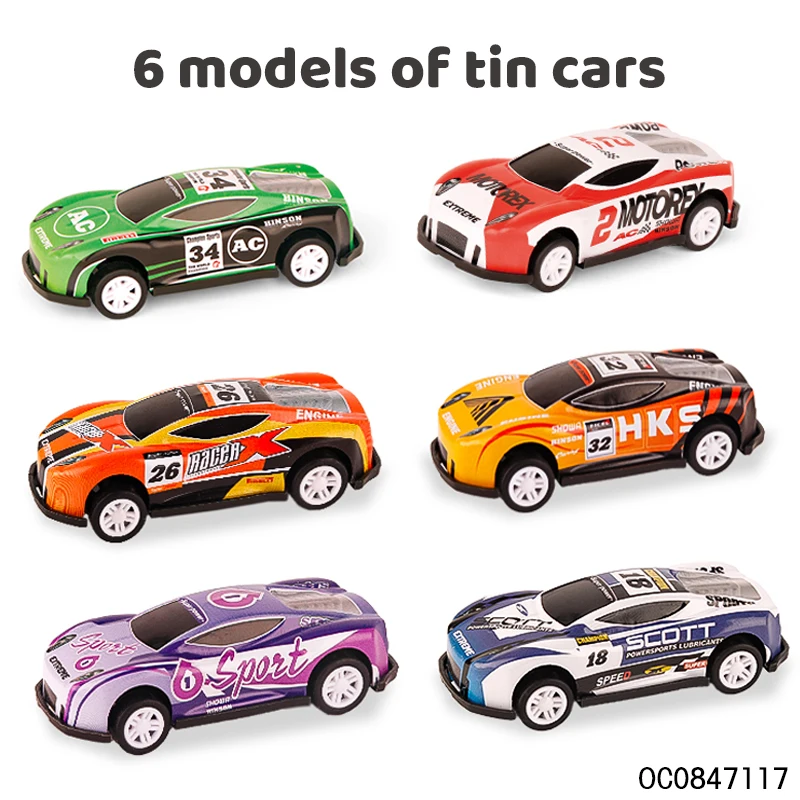 Children boy toy car gift sets storage planes with 6pcs alloy car toy for sale